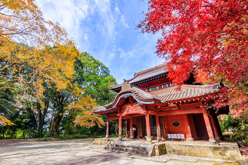 Fototapeta premium 秋の多久聖廟 佐賀県多久市 Autumn Taku Seibyo Saga-ken Taku city