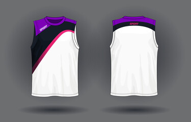 Basketball jersey, Tank top sport illustration.	