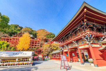 秋の祐徳稲荷神社　佐賀県鹿島市　Autumn Yutokuinari Shrine Saga-ken Kashima city