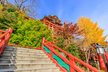 秋の祐徳稲荷神社　佐賀県鹿島市　Autumn Yutokuinari Shrine Saga-ken Kashima city