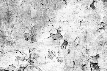 Obraz premium Texture of a concrete wall with cracks and scratches which can be used as a background