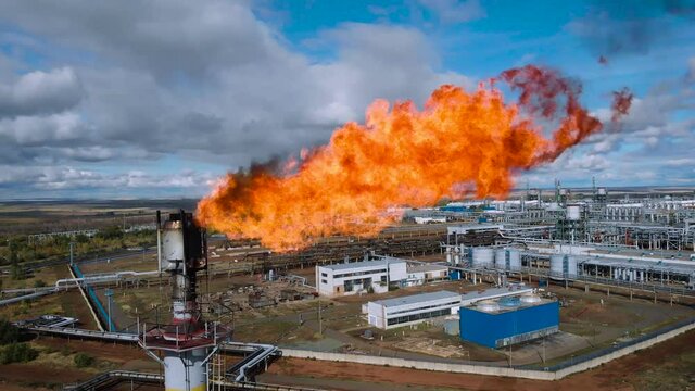 Chemical industry cluster. Global warming comes from high greenhouse gas emissions.
