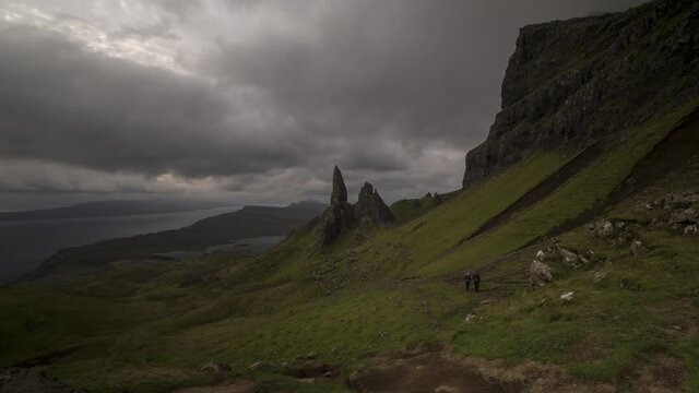 Timelapse video of the Old Man of Storr located on the Isle of Skye, Scotland.
