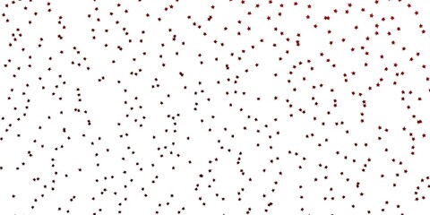 Dark Red vector background with colorful stars.