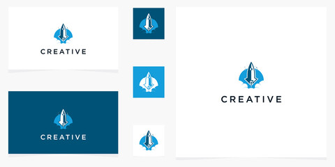 Rocket launch,ship.vector, illustration concept of business product on a market