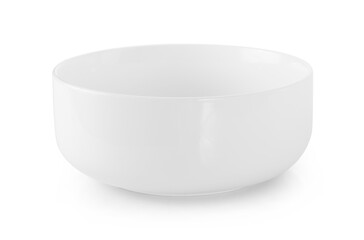 white bowl isolated on white background.