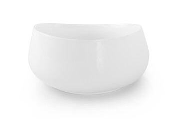 white bowl isolated on white background.