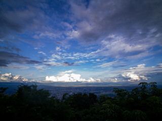 The Large Clouds Above The City of Chiang Mai