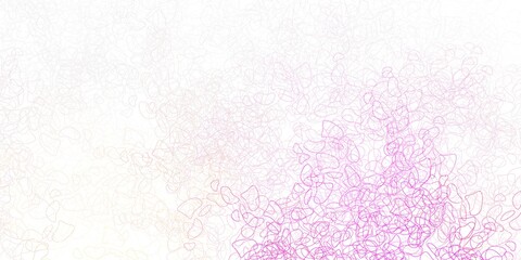 Light pink vector background with random forms.