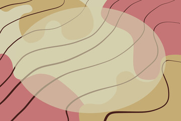 Hintergrund mit gedeckten Farben handgezeichnet, Ocker, Terra Cotta, braun, Kaffee beige	 illustration
