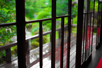 日本家屋の縁側風景