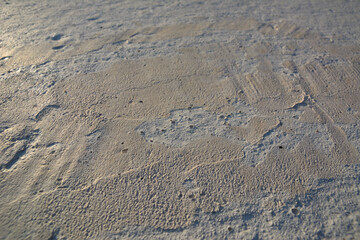 Abstract texture of dirty gray concrete wall background.