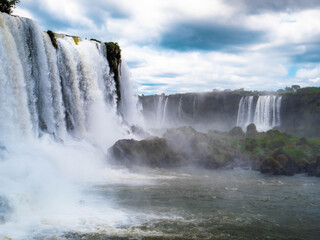 Fototapeta premium waterfall in the mountains iguazu falls 