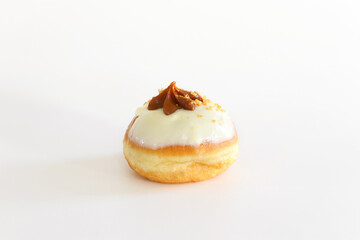 image of donut. isolated on white. jewish holiday Hanukkah symbol