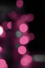 abstract led light with bokeh background