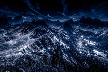 Dolomites Val di Fassa, Italy. 