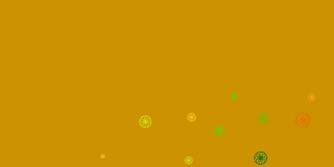 Light Green, Red vector texture with disks.