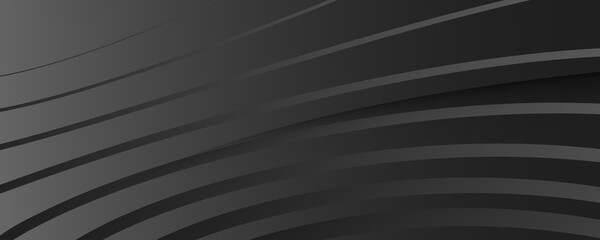 Black Digital Background. Fluid Abstract Flyer. 