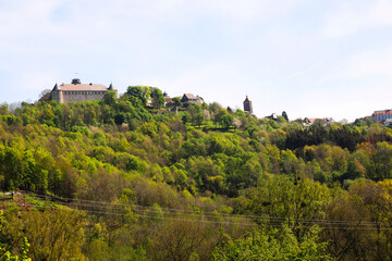 The City of Waldenburg in Hohenlohe, Baden-Württemberg, Germany