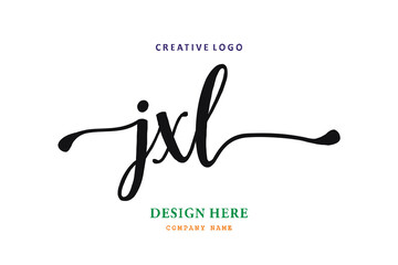 JXL lettering logo is simple, easy to understand and authoritative