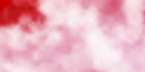 Light Red vector backdrop with cumulus.