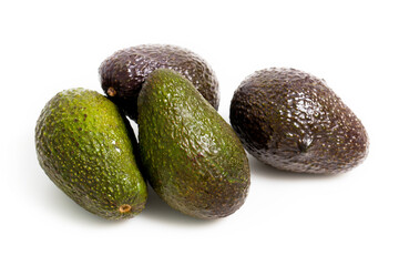 Avocado On White Background