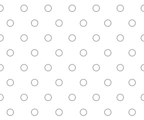Vintage polka dots white and red pattern, colorful background - vector abstract background