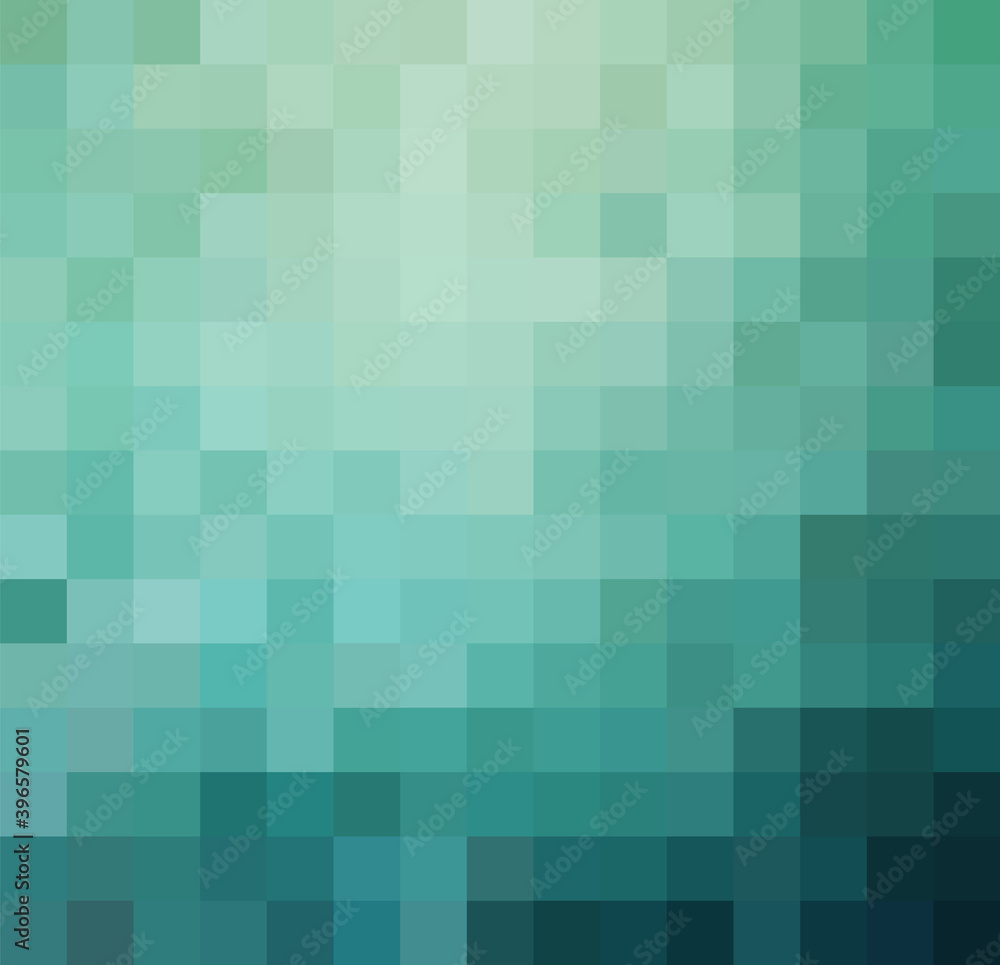 Poster abstract green grid mosaic background, modern abstract illustration with triangles. creative design 