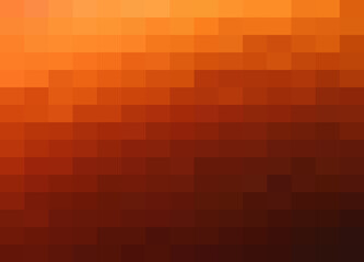 Abstract Orange Grid Mosaic Background, Modern abstract illustration with triangles. Creative Design Polygonal Template mosaic with squares.