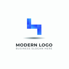 N gradient letter logo design vector template.  N modern & colorful  logo design. N logo mark