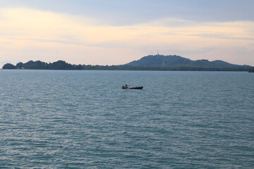 A ship in the Gulf of Thailand