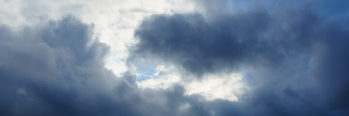 Fototapeta na wymiar Dunkle Wolken am Himmel