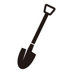 Shovel icon vector illustration sign