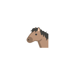 Horse head vector isolated icon illustration. Horse head icon