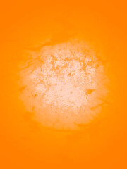 Orange and white circular splash textured background with text space-a vertical photo