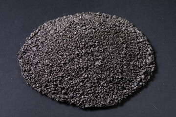 Large piles of processed Manganese rich ore rock Manganese Mining and processing