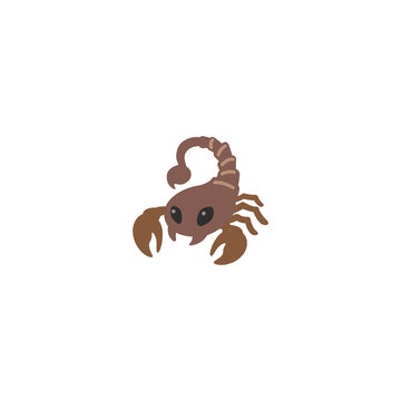 Scorpion vector isolated icon illustration. Scorpion icon