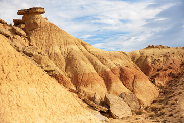 Spanische Landschaft Las Bardenas Reales