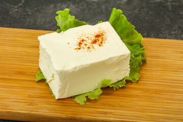 Greek traditional soft feta cheese