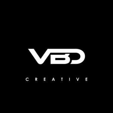 VBD Letter Initial Logo Design Template Vector Illustration