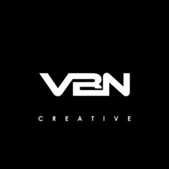VBN Letter Initial Logo Design Template Vector Illustration