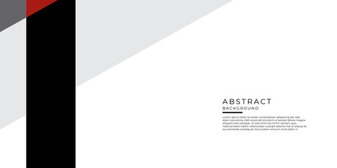 Abstract white, red presentation slides. Modern brochure cover design. Fancy info banner frame. Creative infographic elements set. Urban city font. Vector title sheet model. Ad flyer style template