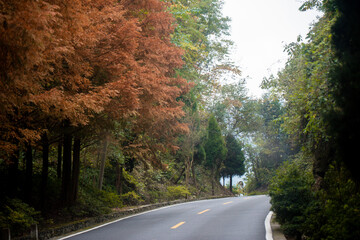 Obraz premium Street view local visitor and tourist Wudang shan Mountains.