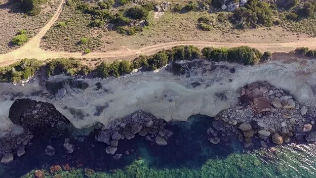 Aerial view of the Perachora region, Corinthia, Greece