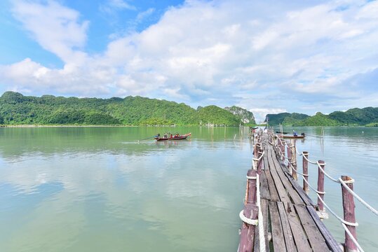 Ao Taled Wooden Bridge, Famous Spot for Pink Dolphin Watching
