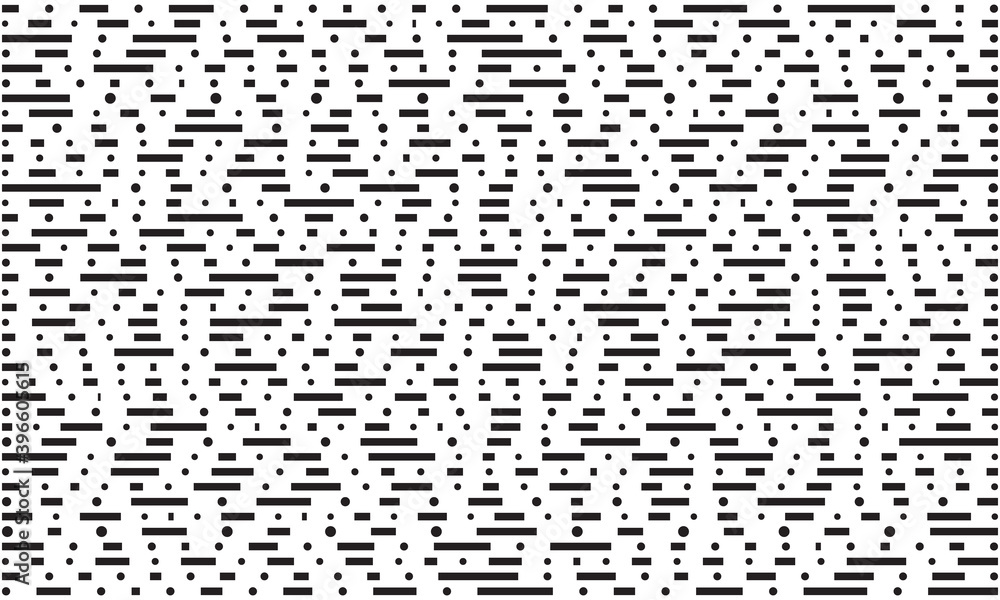 Poster abstract monochrome background design with dots and lines