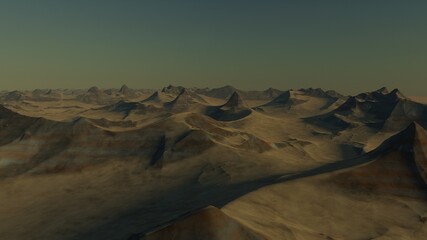 science fiction illustration, alien planet landscape, view from a beautiful planet, beautiful space background 3d render