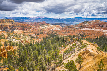 North Campground view in Bryce Canyon National Park. Utah