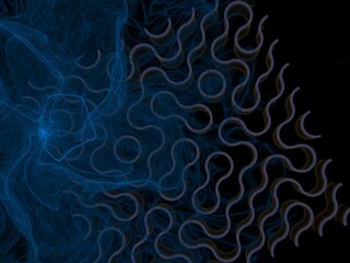 Imaginatory fractal background Image
