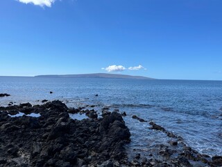 Rocky south shore of Maui, Hawaii